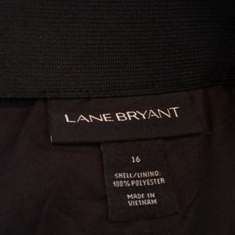 Lane Bryant Black Sequin Pencil Skirt 16 - Picture 2 of 6